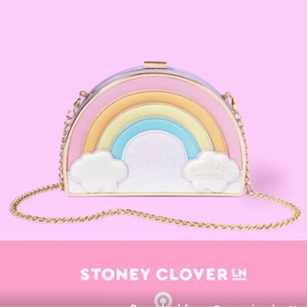 NWT Stoney Clover Lane Rainbow Crossbody Bag
